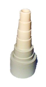 7090304 Rubber verloopstuk CCSR32 Van 32 mm naar 14-16-18-20 mm (grijs)